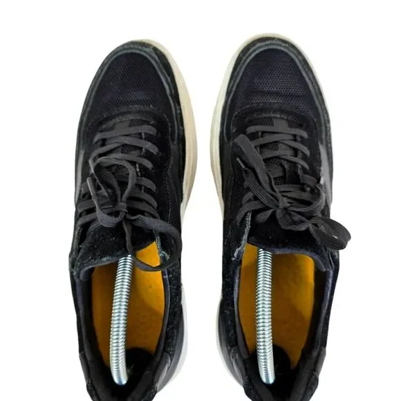 Casca Avro Utility 1 Black Suede and Mesh Lace Up Casual Sneakers M 9.5 - W 11.5
